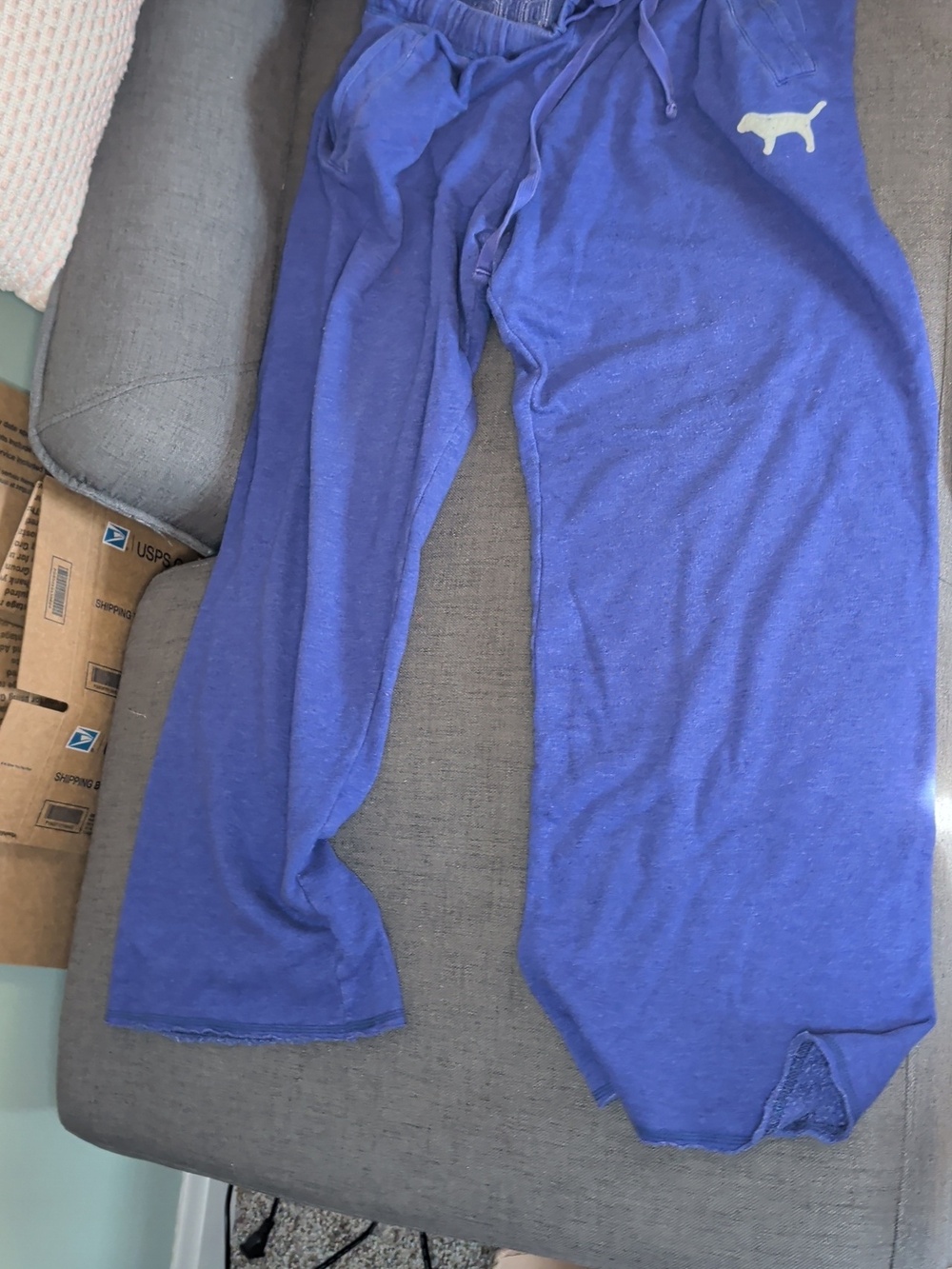 Vintage Pink Victoria Secret Slouchy Boyfriend Sweatpants - Picture 4 of 4